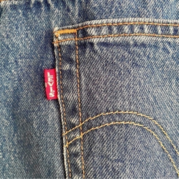 Levi’s 501 Button-fly High Rise Denim Jean Cutoff Shorts - 30" - Picture 8 of 11